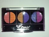 Paleta de sombras 6 cores Amuse (Tampa Rachada/sombra rosa )