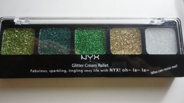 Glitter Cream Pallet Fresh Greens